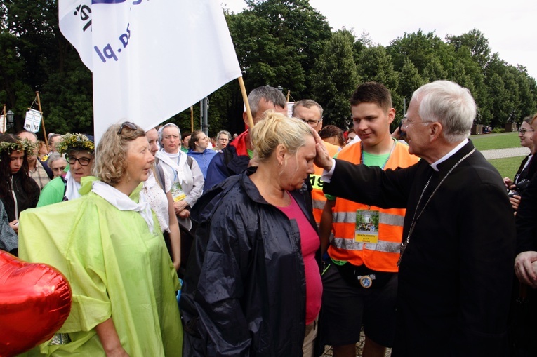 Wejście 42. Pieszej Pielgrzymki Krakowskiej na Jasną Górę