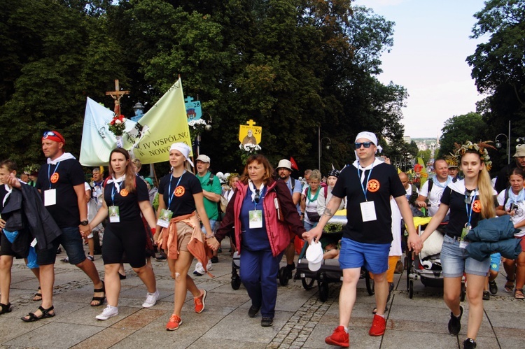 Wejście 42. Pieszej Pielgrzymki Krakowskiej na Jasną Górę