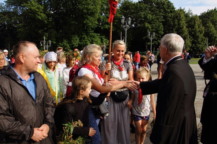 Wejście 42. Pieszej Pielgrzymki Krakowskiej na Jasną Górę