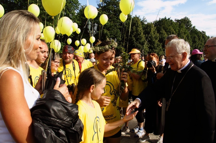 Wejście 42. Pieszej Pielgrzymki Krakowskiej na Jasną Górę