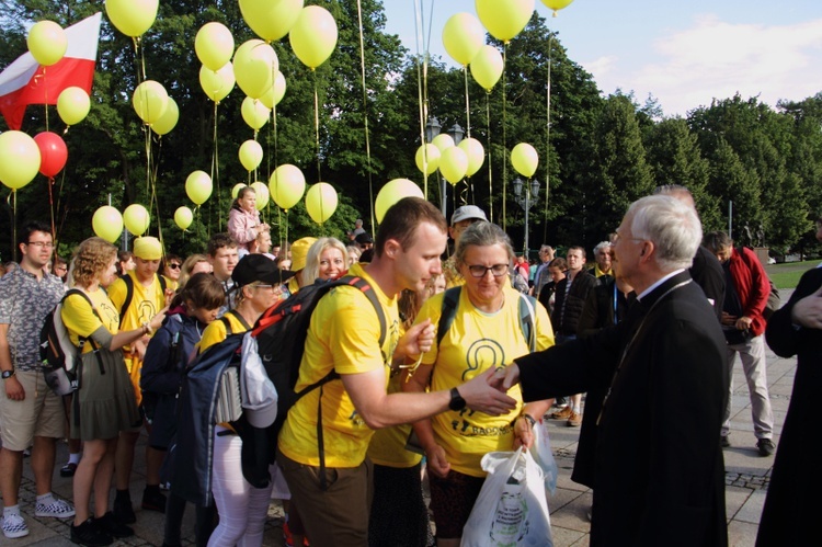 Wejście 42. Pieszej Pielgrzymki Krakowskiej na Jasną Górę