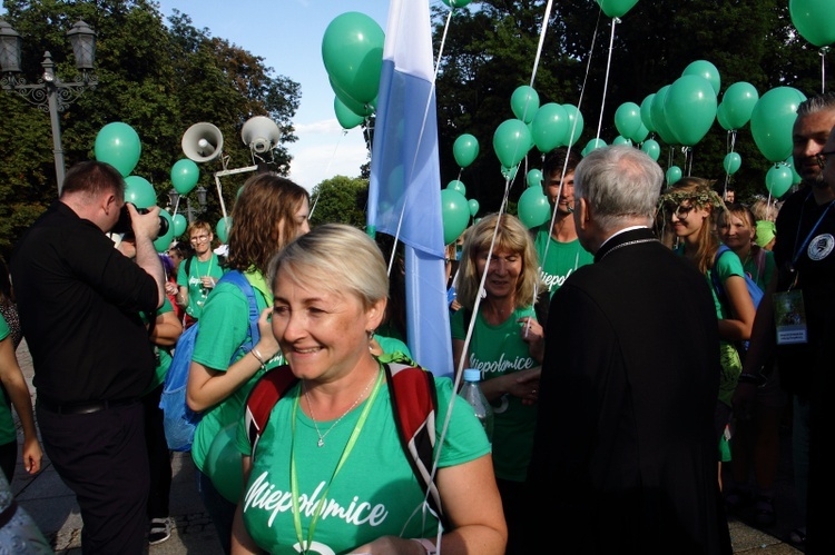 Wejście 42. Pieszej Pielgrzymki Krakowskiej na Jasną Górę