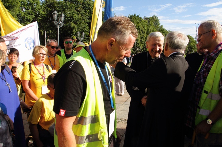 Wejście 42. Pieszej Pielgrzymki Krakowskiej na Jasną Górę