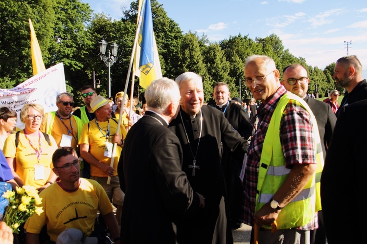 Wejście 42. Pieszej Pielgrzymki Krakowskiej na Jasną Górę