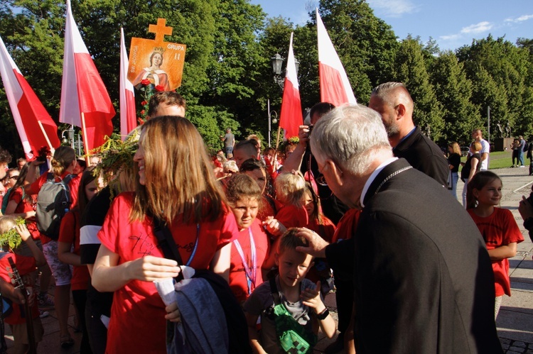 Wejście 42. Pieszej Pielgrzymki Krakowskiej na Jasną Górę