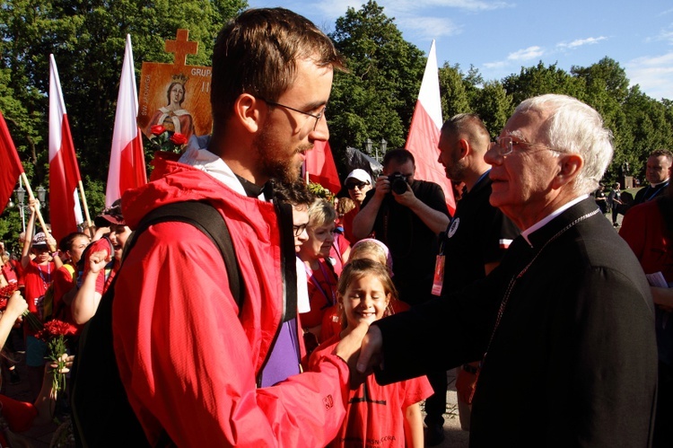 Wejście 42. Pieszej Pielgrzymki Krakowskiej na Jasną Górę