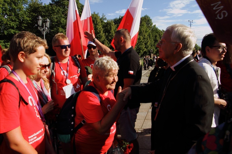 Wejście 42. Pieszej Pielgrzymki Krakowskiej na Jasną Górę