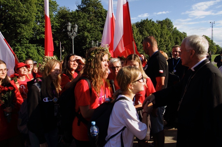 Wejście 42. Pieszej Pielgrzymki Krakowskiej na Jasną Górę