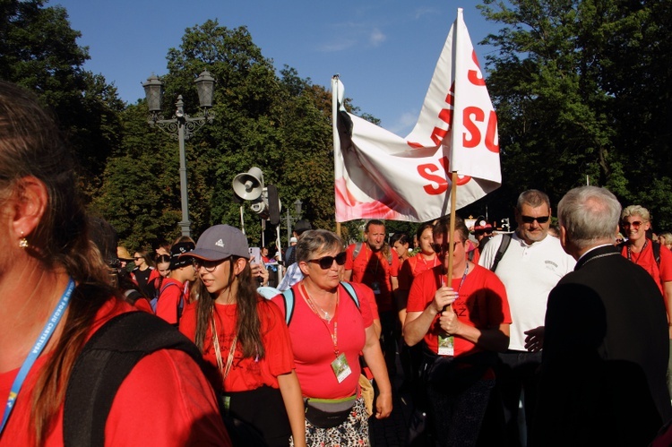 Wejście 42. Pieszej Pielgrzymki Krakowskiej na Jasną Górę