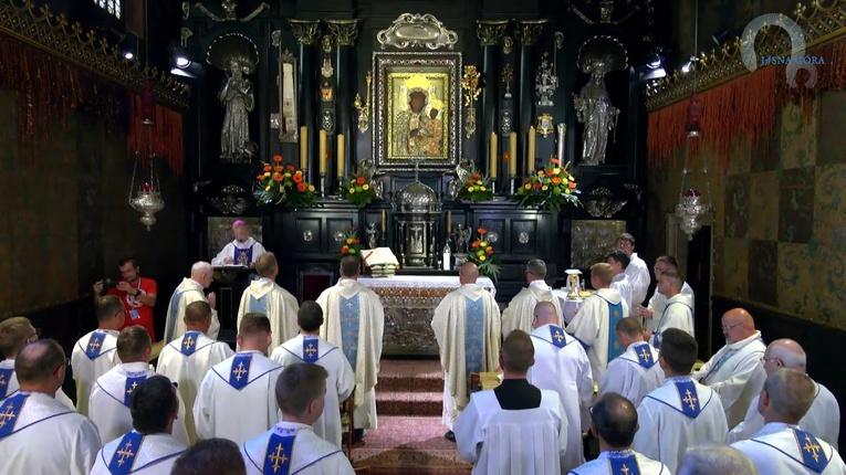 Msza św. pielgrzymów na Jasnej Górze