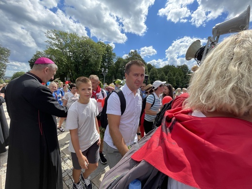 Powitanie 39. Oświęcimskiej Pieszej Pielgrzymki na Jasnej Górze - 2022