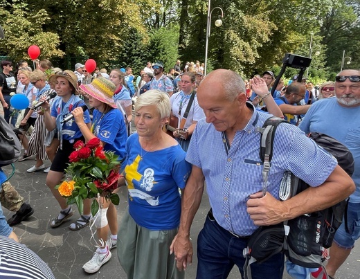 Powitanie 39. Oświęcimskiej Pieszej Pielgrzymki na Jasnej Górze - 2022