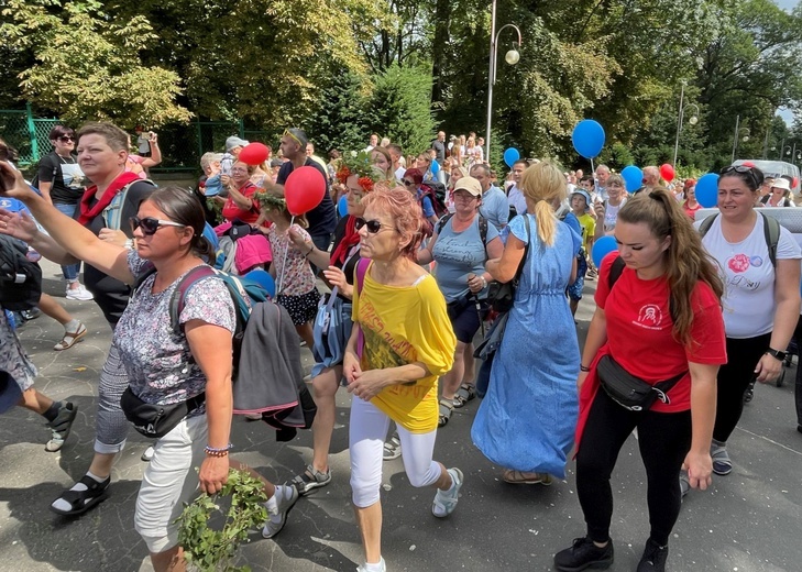 Powitanie 39. Oświęcimskiej Pieszej Pielgrzymki na Jasnej Górze - 2022