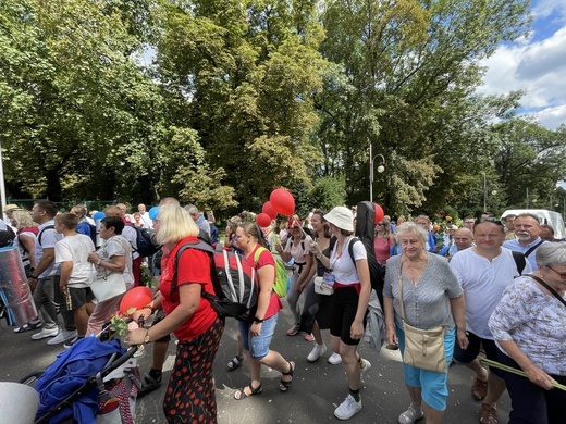 Powitanie 39. Oświęcimskiej Pieszej Pielgrzymki na Jasnej Górze - 2022