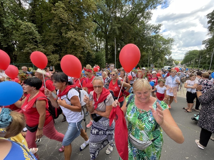 Powitanie 39. Oświęcimskiej Pieszej Pielgrzymki na Jasnej Górze - 2022