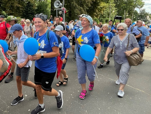 Powitanie 39. Oświęcimskiej Pieszej Pielgrzymki na Jasnej Górze - 2022