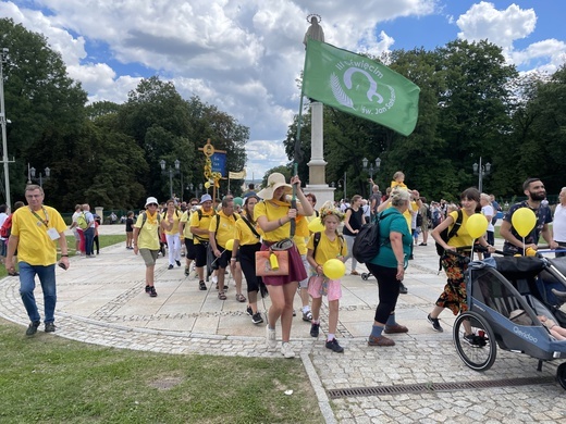 Powitanie 39. Oświęcimskiej Pieszej Pielgrzymki na Jasnej Górze - 2022