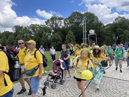 Powitanie 39. Oświęcimskiej Pieszej Pielgrzymki na Jasnej Górze - 2022
