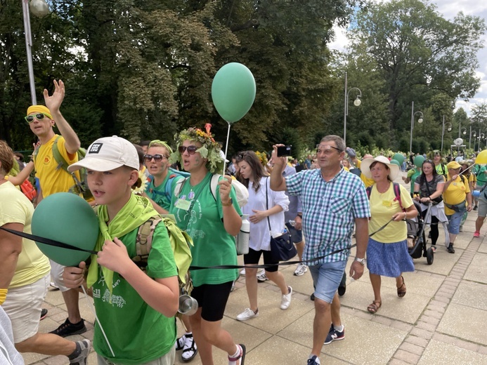 Powitanie 39. Oświęcimskiej Pieszej Pielgrzymki na Jasnej Górze - 2022