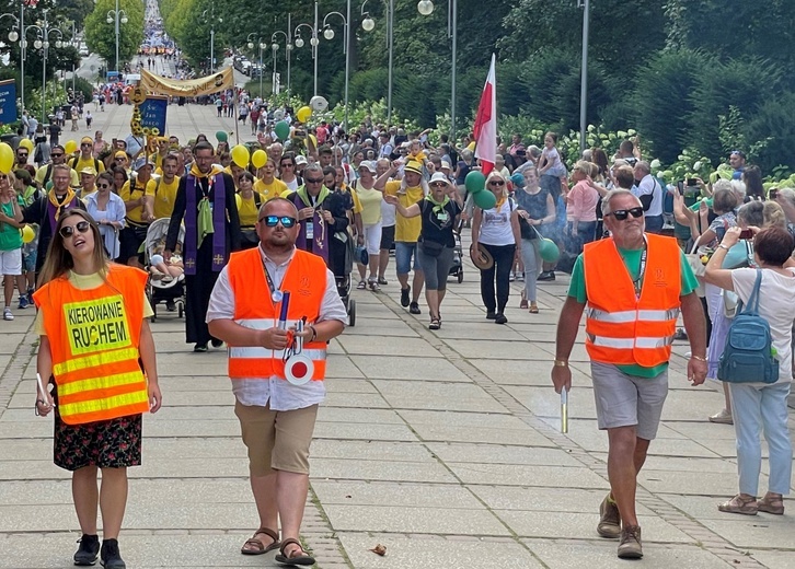 Powitanie 39. Oświęcimskiej Pieszej Pielgrzymki na Jasnej Górze - 2022