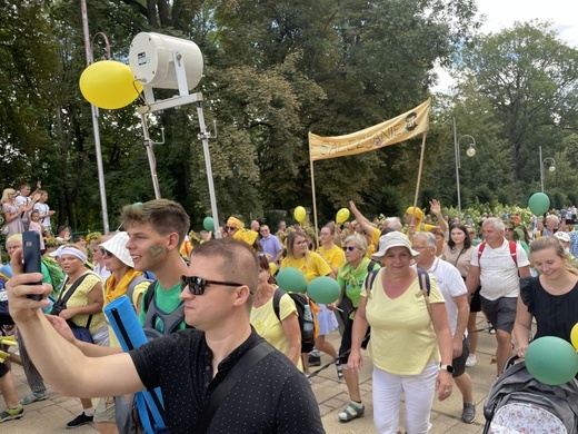 Powitanie 39. Oświęcimskiej Pieszej Pielgrzymki na Jasnej Górze - 2022