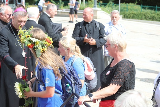 Powitanie 39. Oświęcimskiej Pieszej Pielgrzymki na Jasnej Górze - 2022
