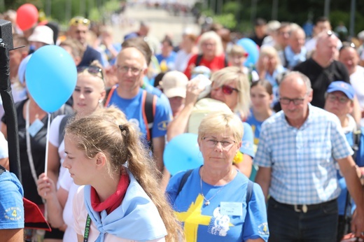 Powitanie 39. Oświęcimskiej Pieszej Pielgrzymki na Jasnej Górze - 2022