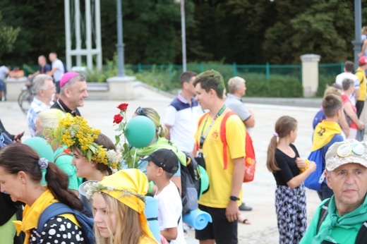Powitanie 39. Oświęcimskiej Pieszej Pielgrzymki na Jasnej Górze - 2022