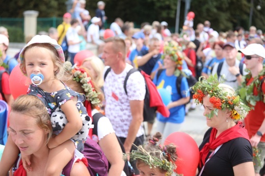 Powitanie 39. Oświęcimskiej Pieszej Pielgrzymki na Jasnej Górze - 2022