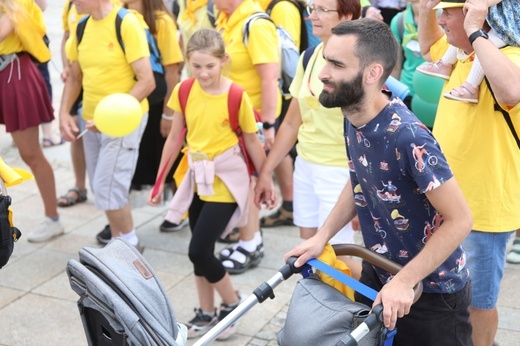Powitanie 39. Oświęcimskiej Pieszej Pielgrzymki na Jasnej Górze - 2022