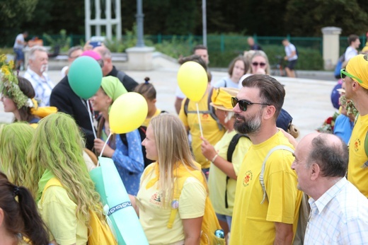 Powitanie 39. Oświęcimskiej Pieszej Pielgrzymki na Jasnej Górze - 2022