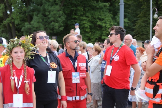 Powitanie 39. Oświęcimskiej Pieszej Pielgrzymki na Jasnej Górze - 2022