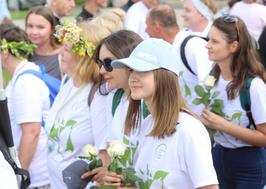 Powitanie 36. Pieszej Pielgrzymki Dekanatu Andrychowskiego na Jasnej Górze - 2022