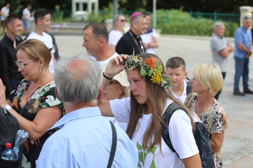 Powitanie 36. Pieszej Pielgrzymki Dekanatu Andrychowskiego na Jasnej Górze - 2022