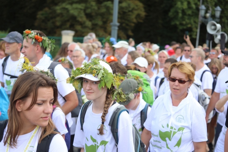 Powitanie 36. Pieszej Pielgrzymki Dekanatu Andrychowskiego na Jasnej Górze - 2022