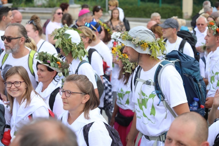 Powitanie 36. Pieszej Pielgrzymki Dekanatu Andrychowskiego na Jasnej Górze - 2022