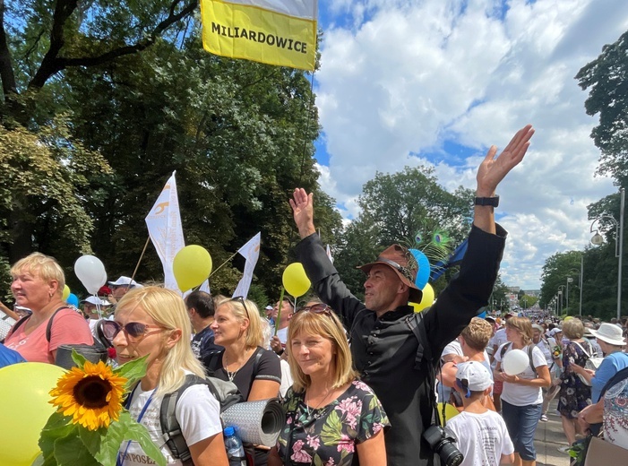 Powitanie 20. Pieszej Pielgrzymki Dekanatu Czechowickiego na Jasnej Górze - 2022