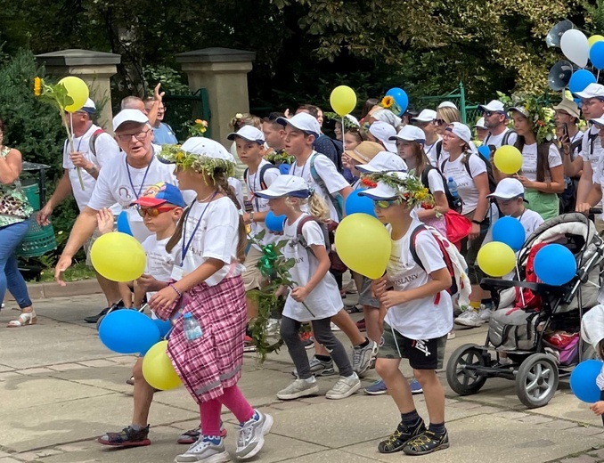 Powitanie 20. Pieszej Pielgrzymki Dekanatu Czechowickiego na Jasnej Górze - 2022