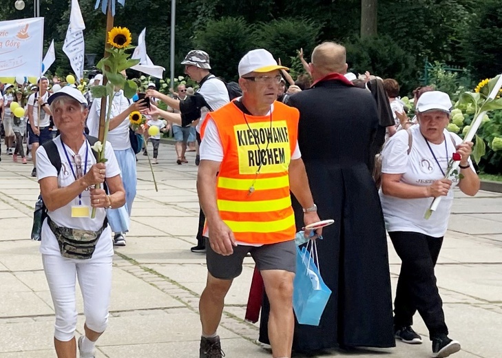 Powitanie 20. Pieszej Pielgrzymki Dekanatu Czechowickiego na Jasnej Górze - 2022