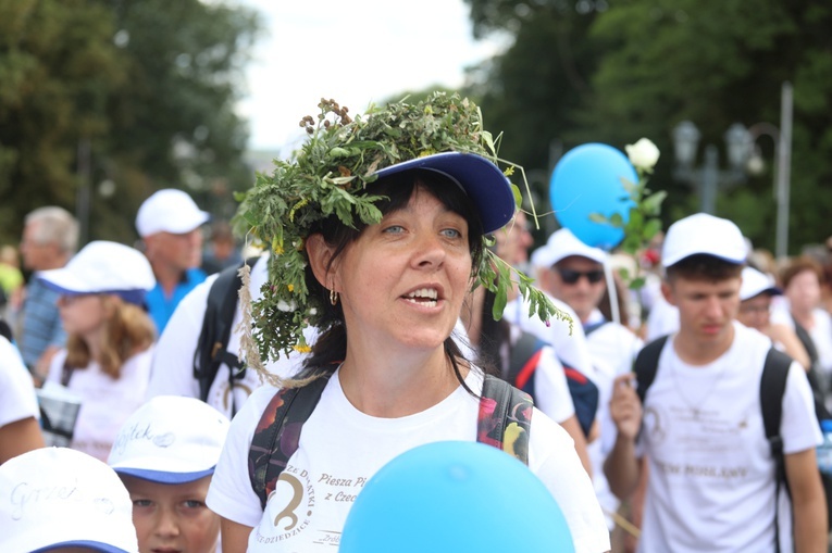 Powitanie 20. Pieszej Pielgrzymki Dekanatu Czechowickiego na Jasnej Górze - 2022