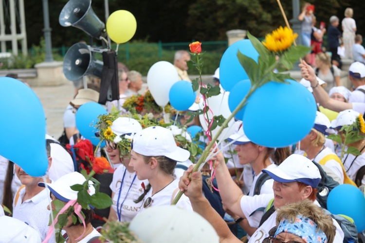 Powitanie 20. Pieszej Pielgrzymki Dekanatu Czechowickiego na Jasnej Górze - 2022