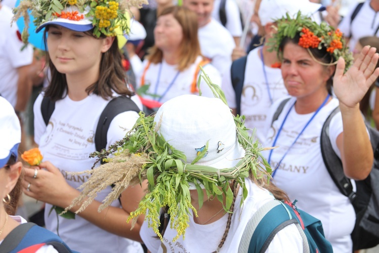 Powitanie 20. Pieszej Pielgrzymki Dekanatu Czechowickiego na Jasnej Górze - 2022