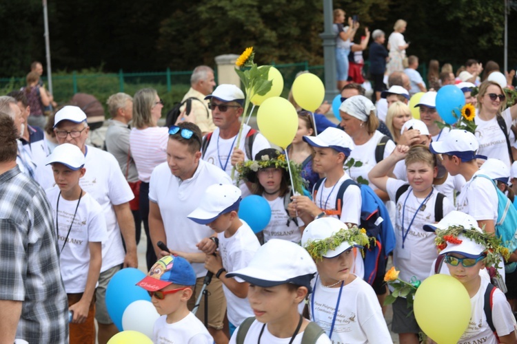 Powitanie 20. Pieszej Pielgrzymki Dekanatu Czechowickiego na Jasnej Górze - 2022