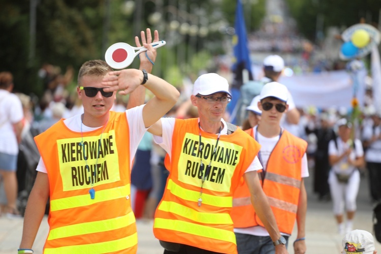 Powitanie 20. Pieszej Pielgrzymki Dekanatu Czechowickiego na Jasnej Górze - 2022