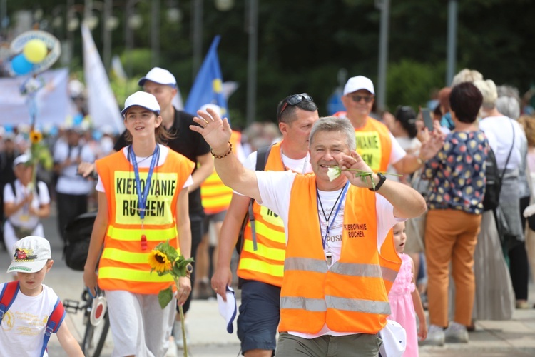 Powitanie 20. Pieszej Pielgrzymki Dekanatu Czechowickiego na Jasnej Górze - 2022