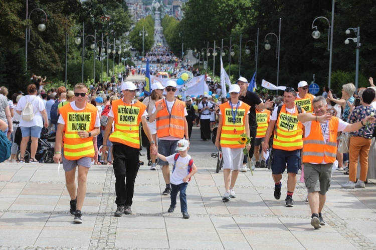 Powitanie 20. Pieszej Pielgrzymki Dekanatu Czechowickiego na Jasnej Górze - 2022