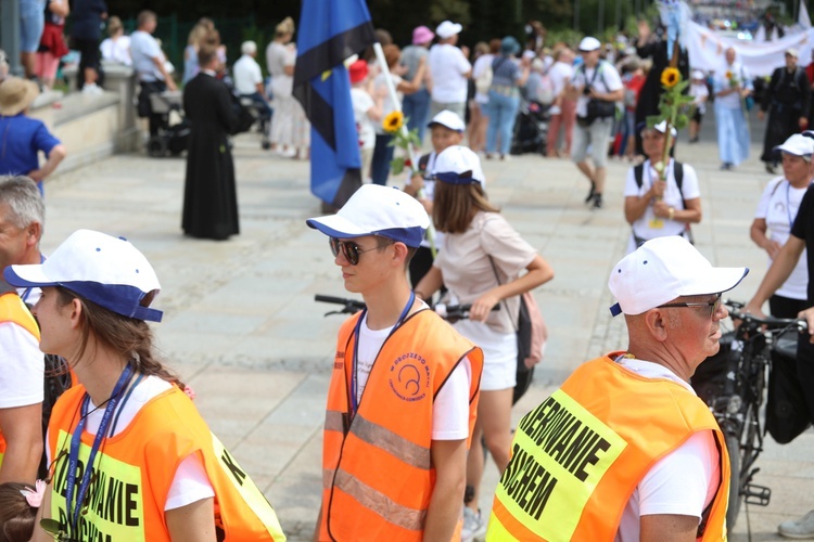 Powitanie 20. Pieszej Pielgrzymki Dekanatu Czechowickiego na Jasnej Górze - 2022