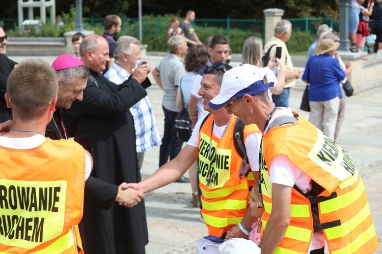 Powitanie 20. Pieszej Pielgrzymki Dekanatu Czechowickiego na Jasnej Górze - 2022