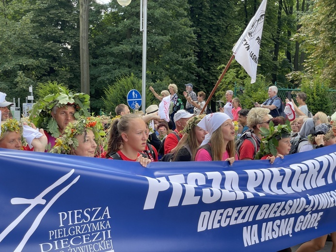 Powitanie 31. Pieszej Cieszyńskiej Pielgrzymki na Jasną Górę - 2022