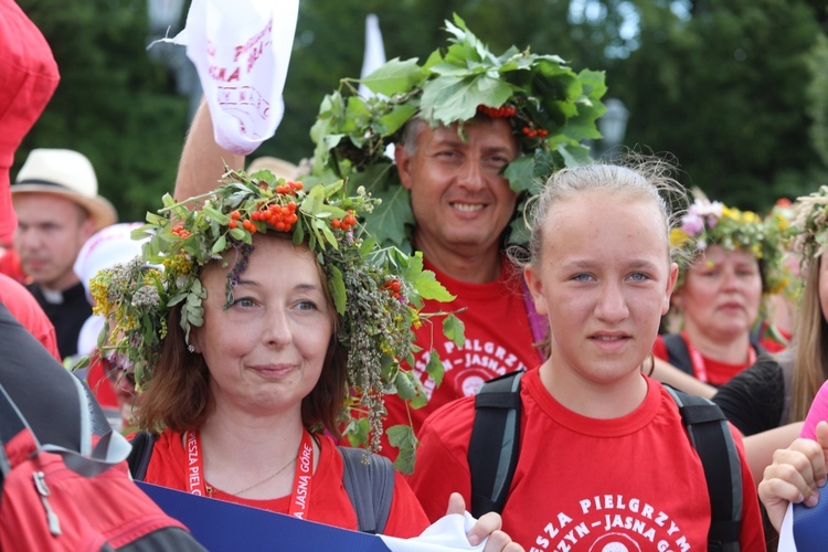 Powitanie 31. Pieszej Cieszyńskiej Pielgrzymki na Jasną Górę - 2022